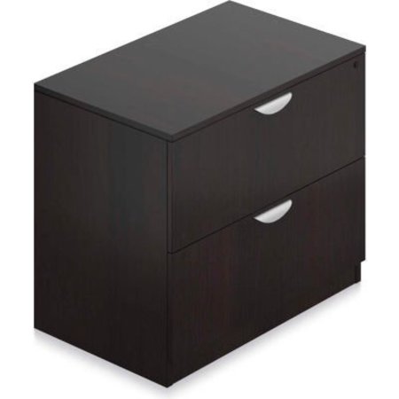 GEC Offices To Go„¢ Two Drawer Lateral File in Espresso - Executive Modular Furniture SL3622LF-AEL